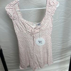 Princess Polly Romper Pink Floral size 2 BRAND NEW